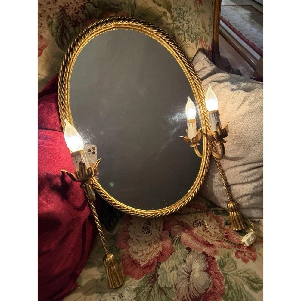 Mirror Image antique gilded
